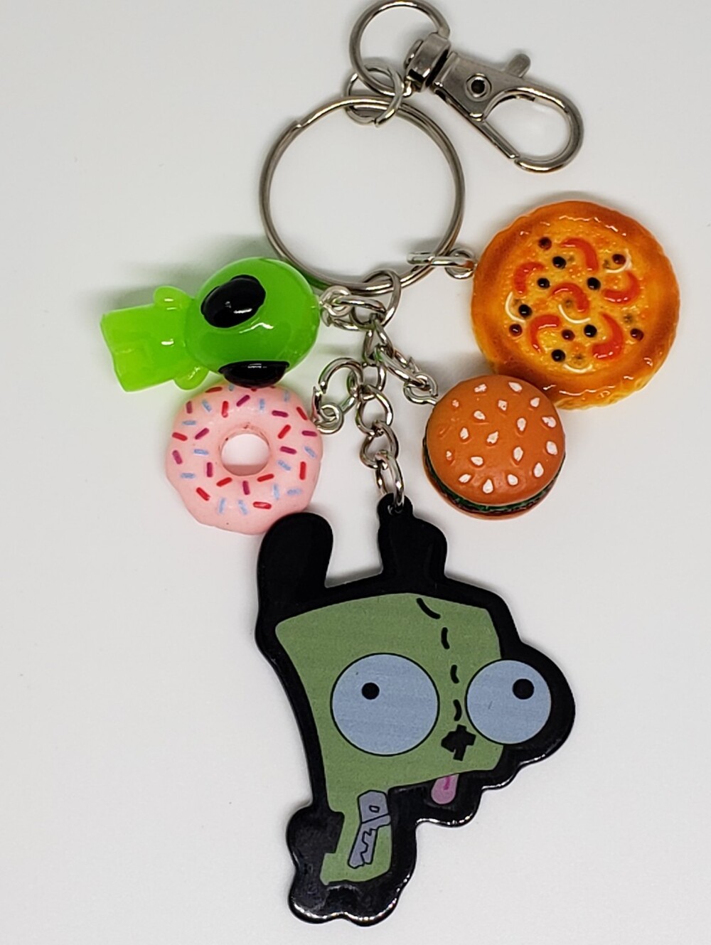 Handmade GIR Invader Zim Keychain